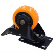 Rodachina Plana Base Giratoria Uduke
