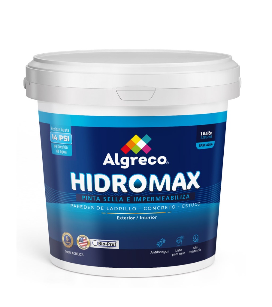 Pintura Hidromax Algreco Blanco
