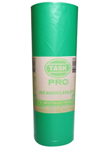 Bolsa para basura verde 65-90cm