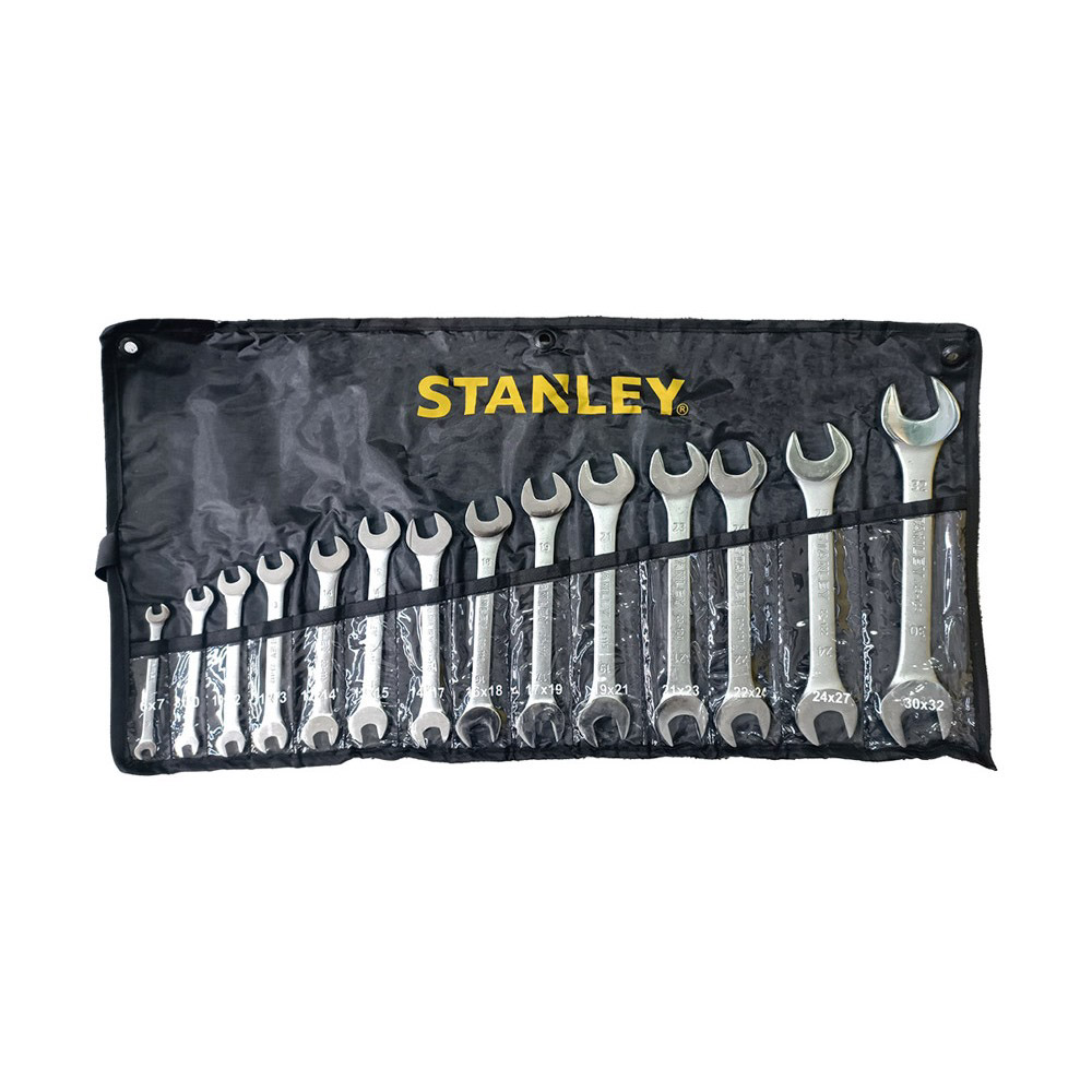 Juego de llaves boca fija Stanley