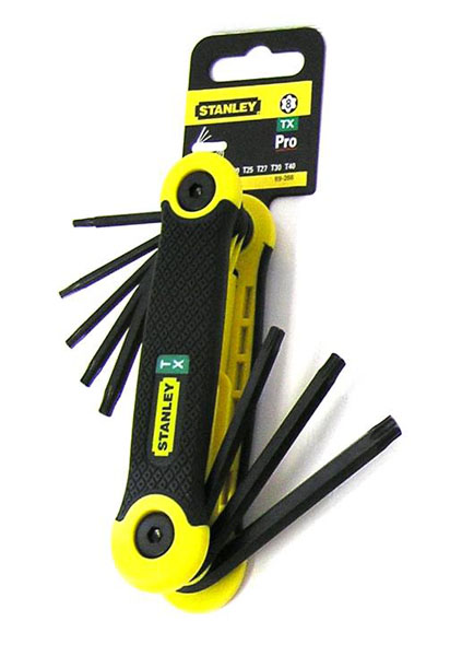 Juego de llaves torx Stanley