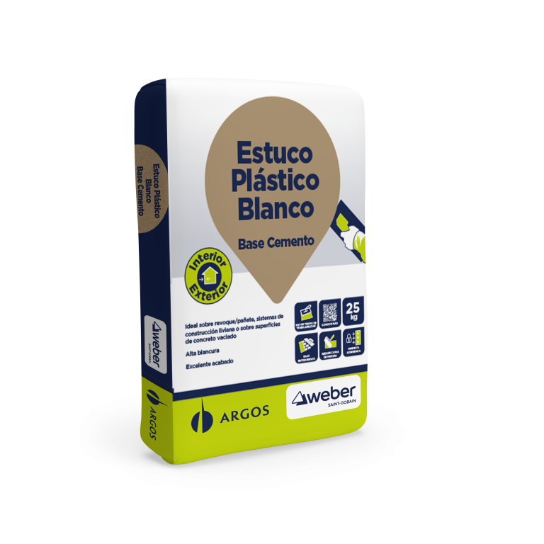 Estuco Plástico x 25kg Weber