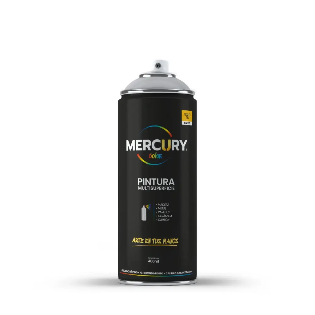 Pintura Aerosol 400ml Mercury