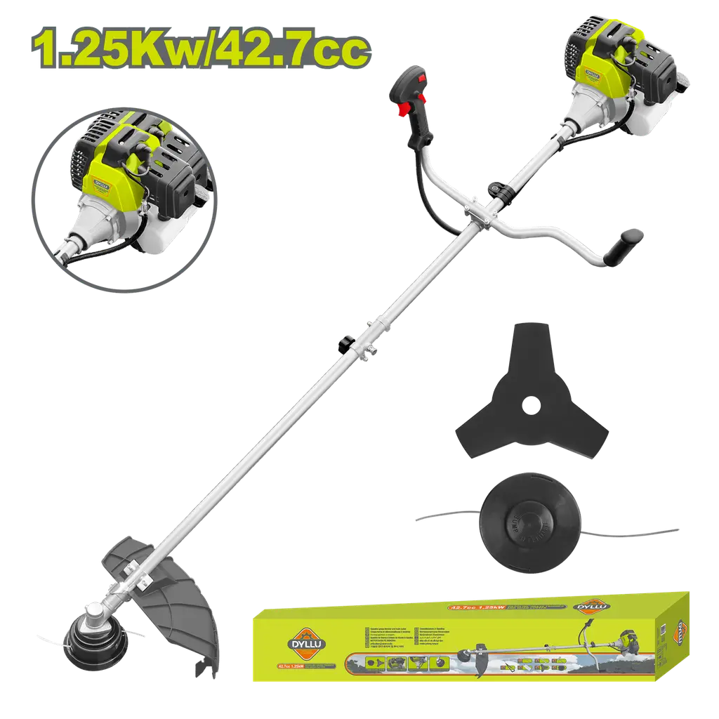 Guadaña 42.7CC 2HP + Cuchilla + Yoyo Dyllu
