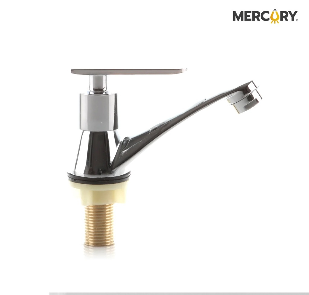 Llave Lavamanos Metalica Entrada En Bronce Mercury