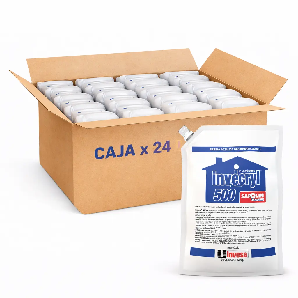 Invecryl 500 Sapolin Invesa Caja 24u
