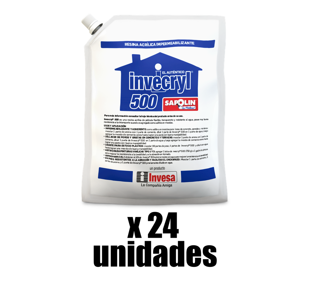 Invecryl 500 Sapolin Invesa Caja