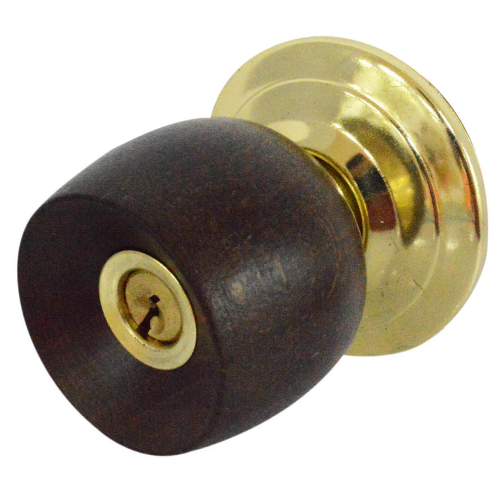 Cerradura pomo de madera Uduke