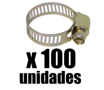 Abrazadera cremallera x 100u Uduke