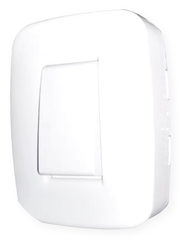 Interruptor Sencillo Sobreponer Basic Blanco Mercury
