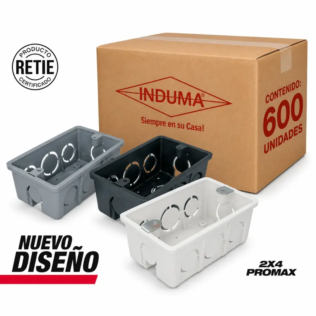 Caja Empalme Plastica 2x4" Induma Caja 600u
