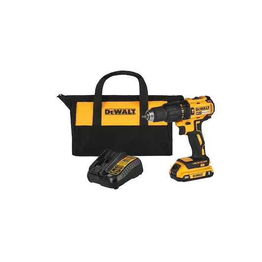 Taladro Inalámbrico Percutor 20v 1/2 + Batería Max y cargador Dewalt