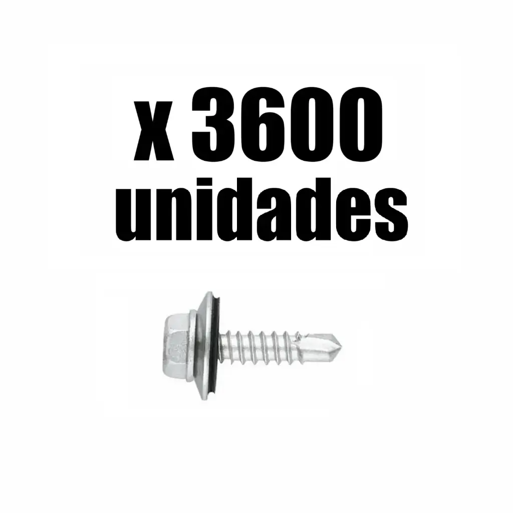 Tornillo Cubierta CAMSEAL 12x14x7/8 Fijador Ala x 3600u