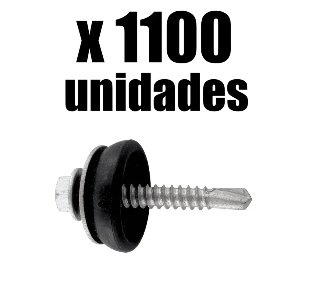 Tornillo Cubierta CAMSEAL 12x1.1/2 Capuchon x 1100u