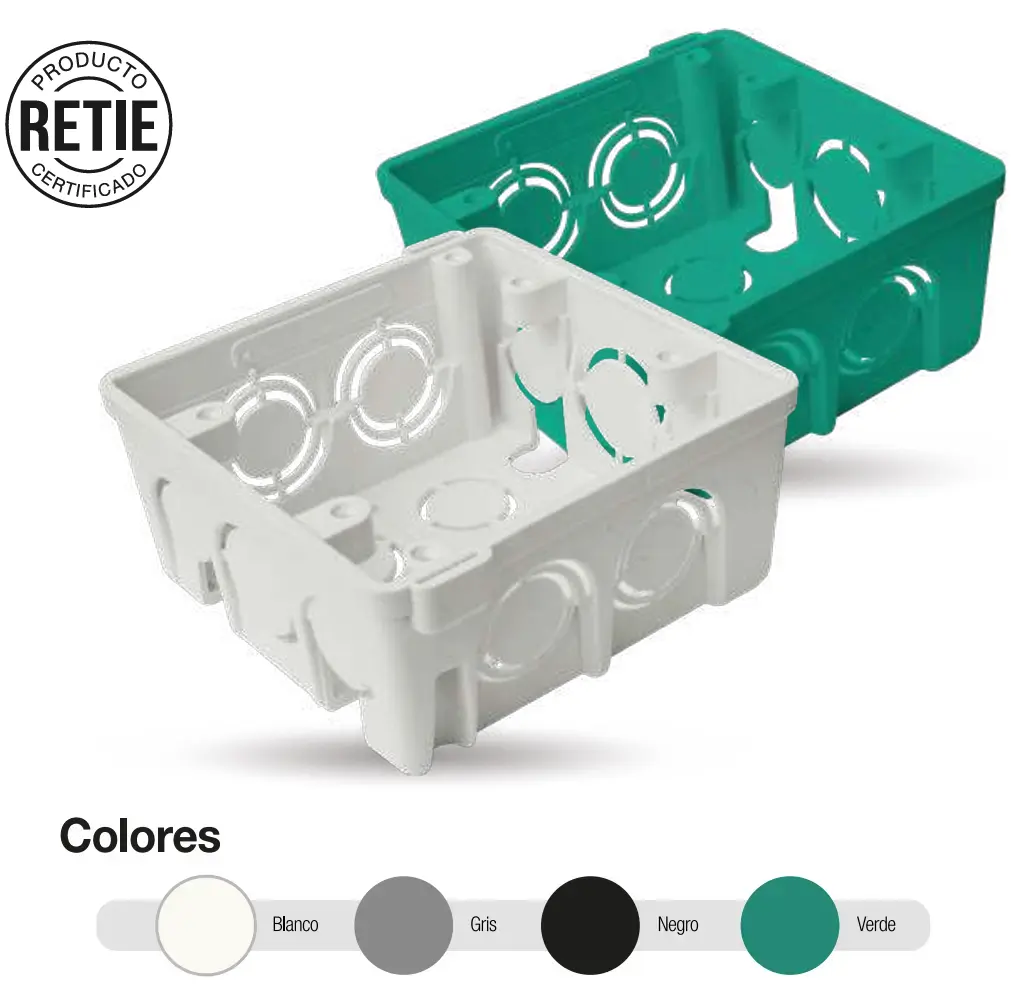 Caja Empalme Plastica 4x4" Induma