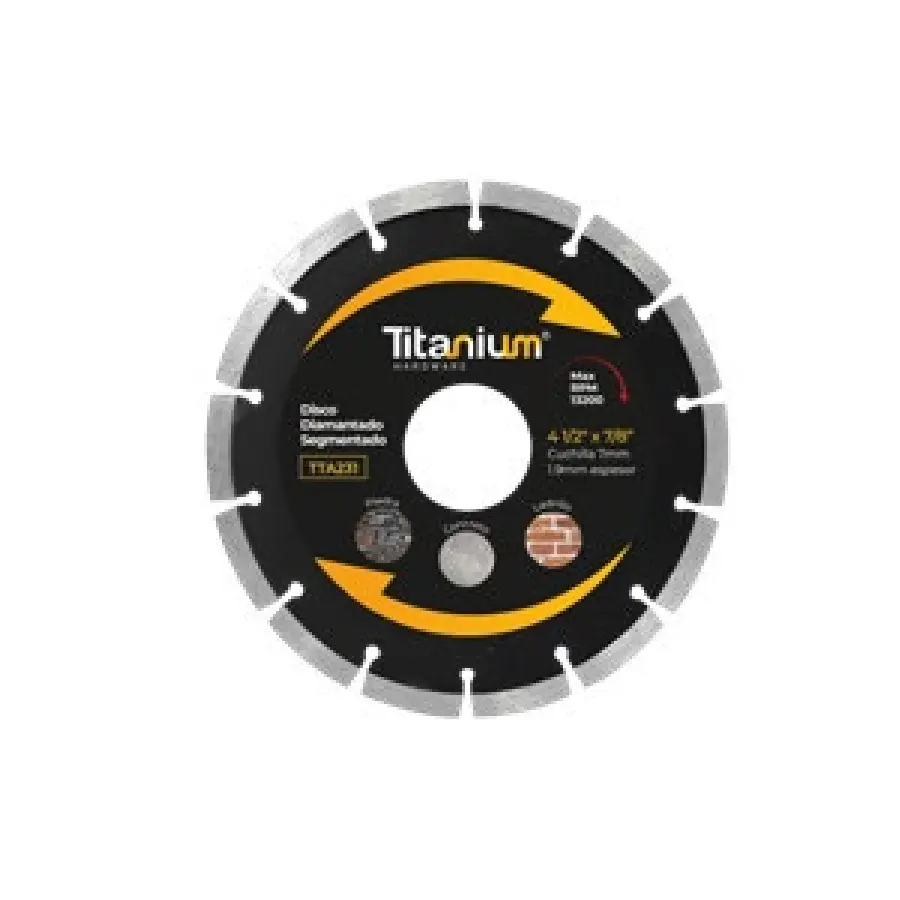 Disco Diamantado Segmentado 7.1/4" Titanium