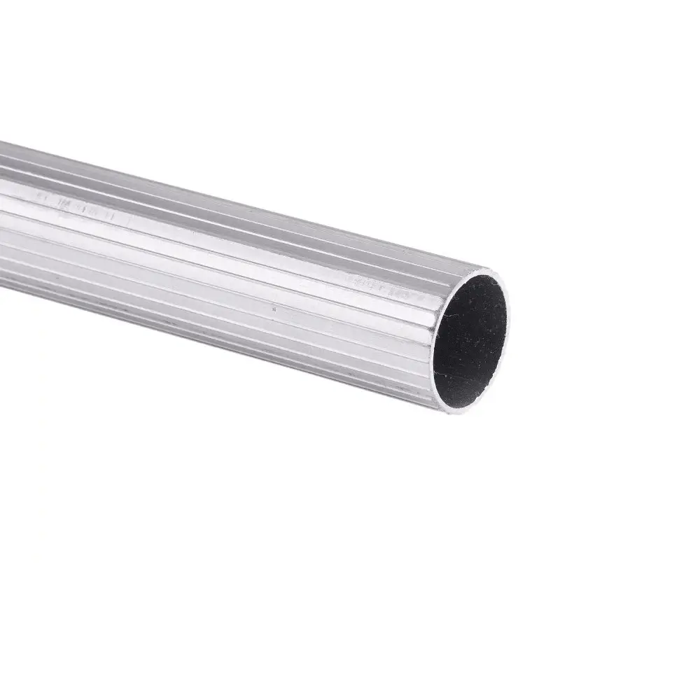 Tubo Cortinero Ranurado Aluminio x 6m