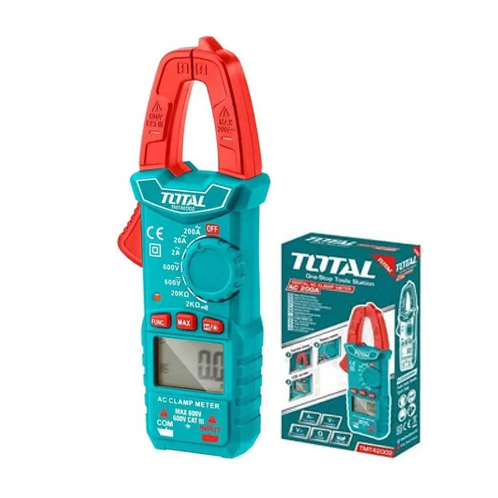 Pinza voltiamperimetrica 600w Total Tools