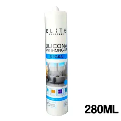 Silicona Antihongos 280ml Transparente Elite