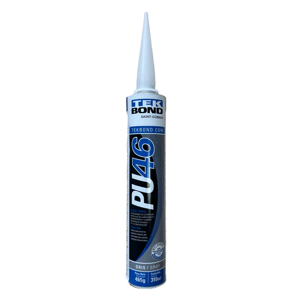 Sellador Poliuretano PU40 - PU46 Gris 310ml TekBond