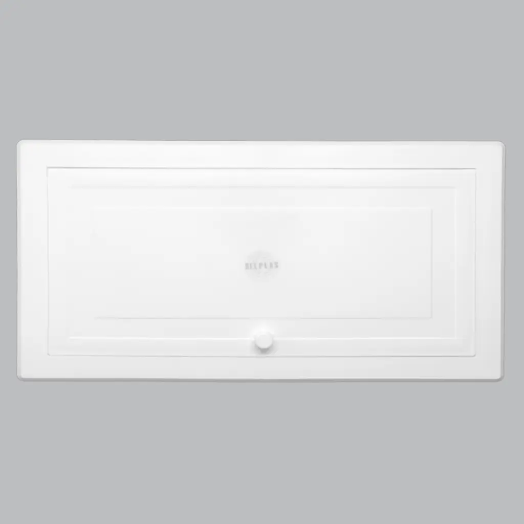 Tapa Registro Corriente 34x19cm Ext, 30x15cm Int Silplas