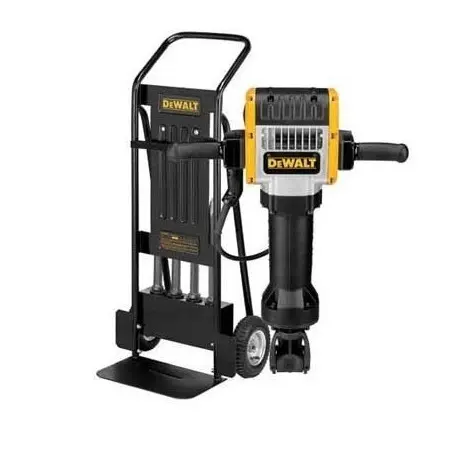 Demoledor Rompepavimento 2100W + Carro + 4 Cinceles Dewalt