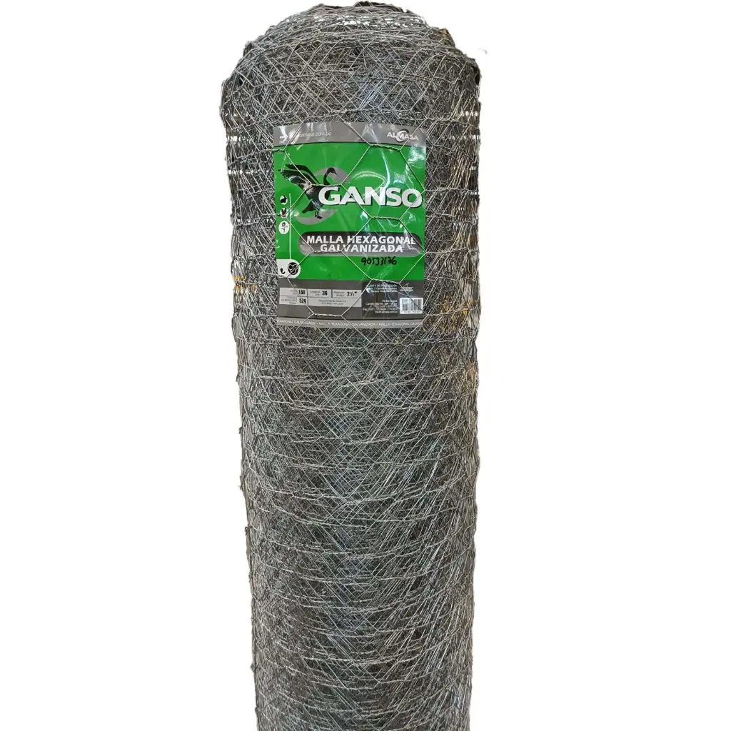 Malla Hexagonal 2.1⁄2"x1.60x36m Ganso