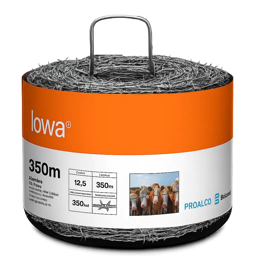 Alambre Púas Iowa Calibre 12.5 Proalco