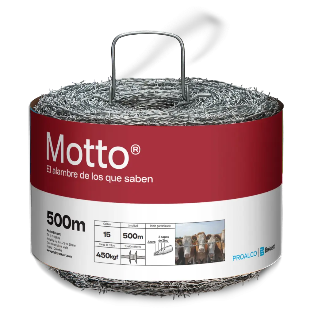 Alambre Púas Motto Calibre 15x500m Proalco
