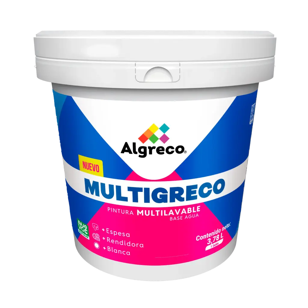 Pintura Vinilo Multilavable Algreco Blanco