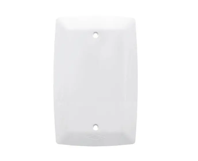 Tapa Plastica 2x4 Ciega Blanca Con Tornillo Induma
