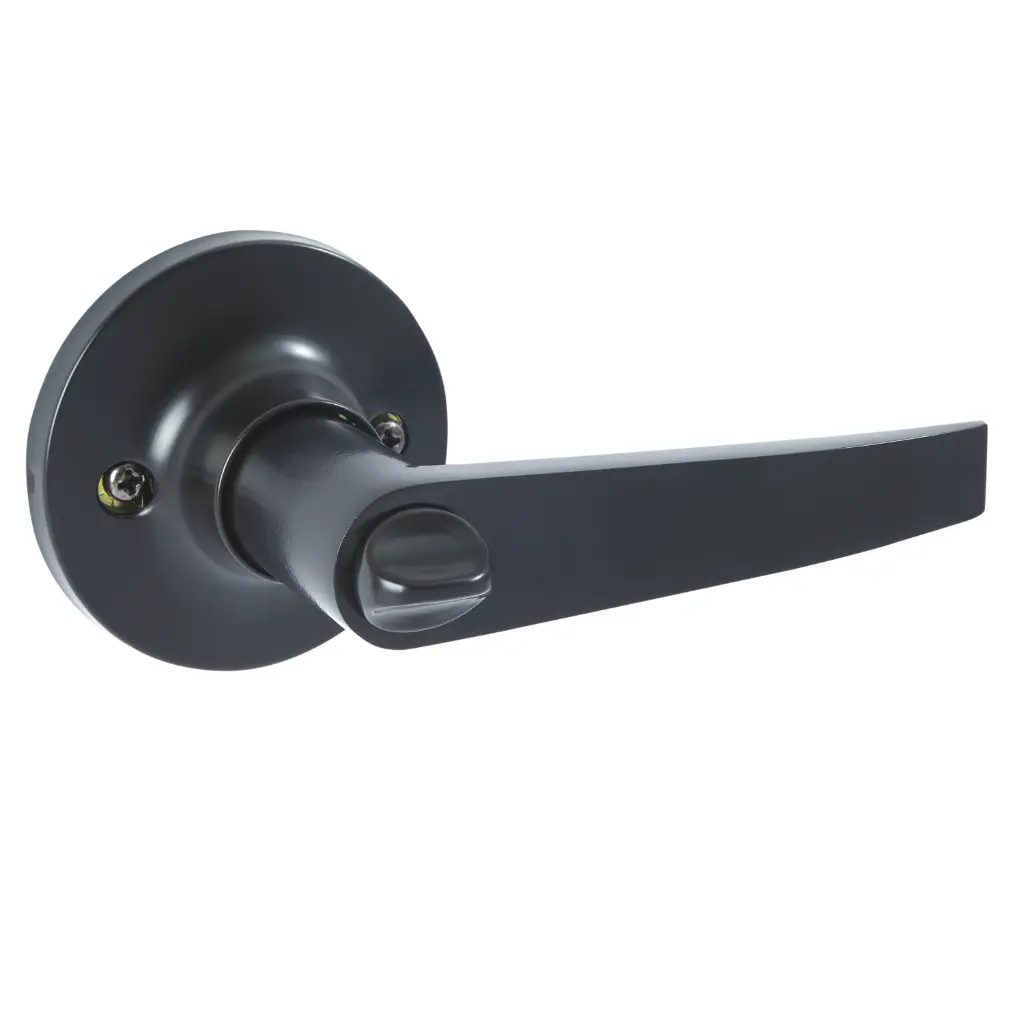 Cerradura Chapa Alcoba Manija Negro Mate Mercury