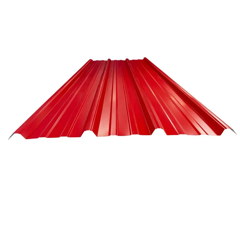 Teja Cubierta Arquitectonica Metálica C-32 Rojo/Blanco x 6m