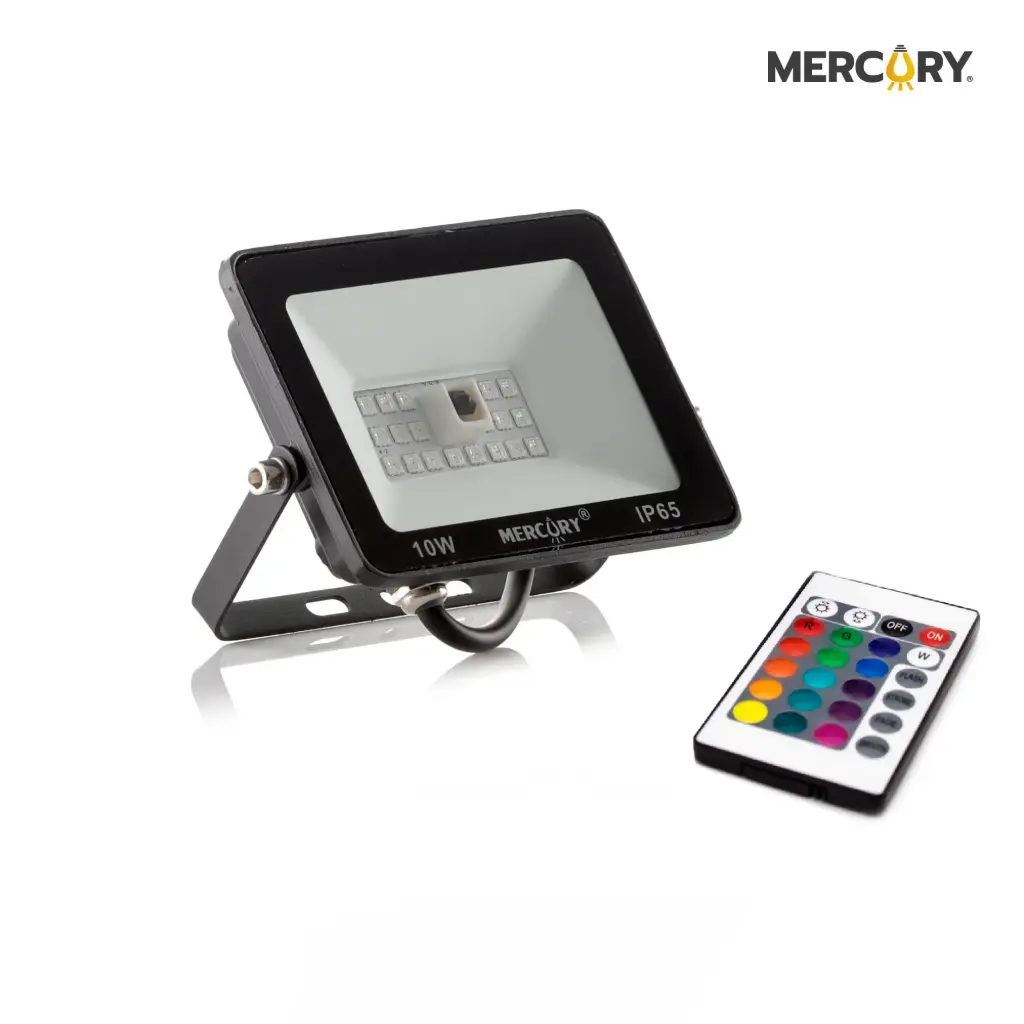 Reflector Led 10w RGB Con Control Mercury