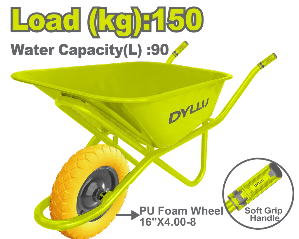 Carretilla Chasis Metálico Rueda Antipinchazo Dyllu