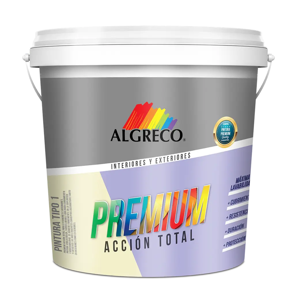 Pintura Vinilo T1 Premium Base Pastel Algreco