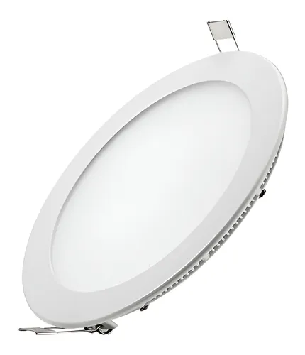 Panel Led Incrustar Redondo 18w Calida 3200k Con Sensor Excelite