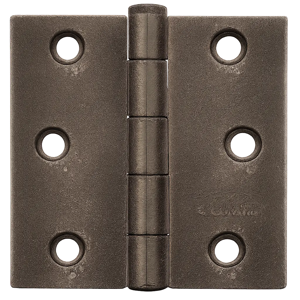Bisagra Nudo 3X3 Cabeza Plana Pavonada Con Tornillo Trio X 3 Und