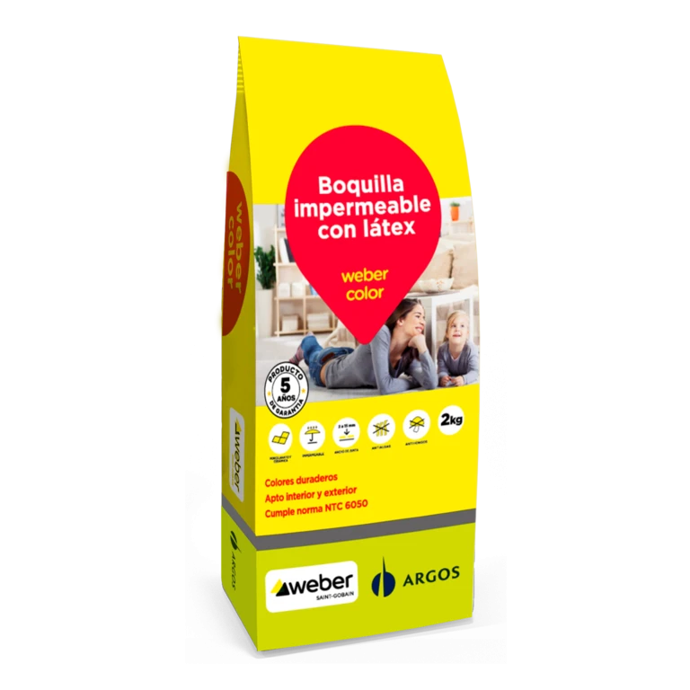 Boquilla Impermeable Weber Color 2kg