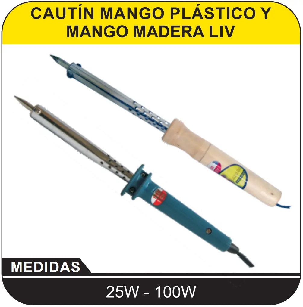 Cautin Madera 100w 110v Punta Redonda Liviano Jaguar