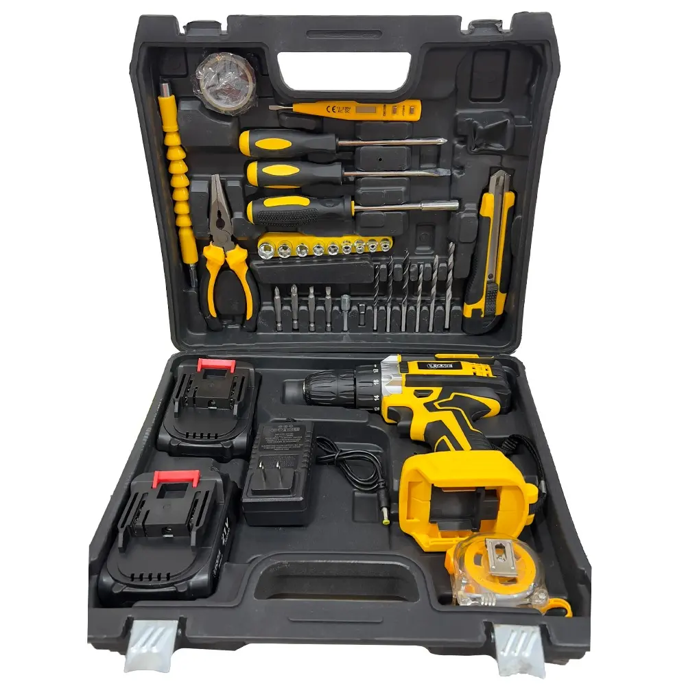 Taladro Inalámbrico Rotación 3/8 12v + Juego De Accesorios Uduke