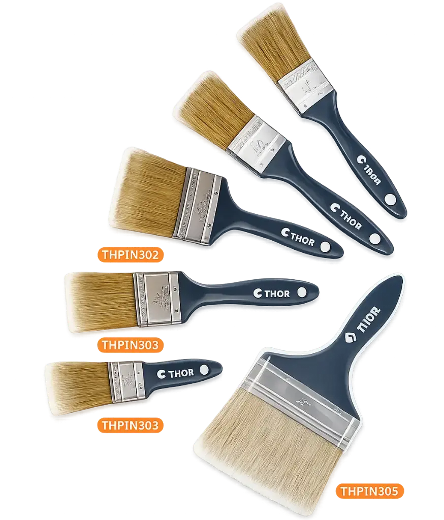 Brocha Basic Cerda Mona Mango Plastico Thor