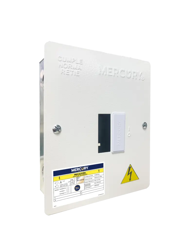 Tablero Bimet Monofasico Promax 4p Tapa Lisa Metalica