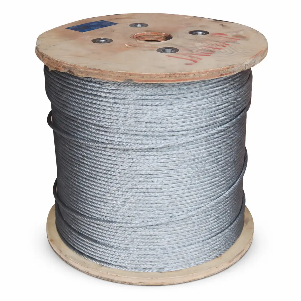 Guaya Cable Acero Galvanizado Alma Yute Rollo
