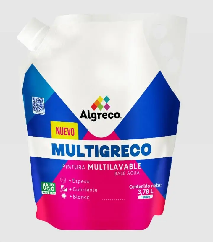 Pintura Vinilo T1 Multilavable Algreco Blanco