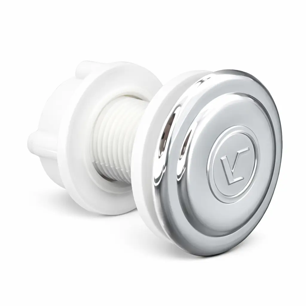 Tapa Hueco Cromado Plastica Vc