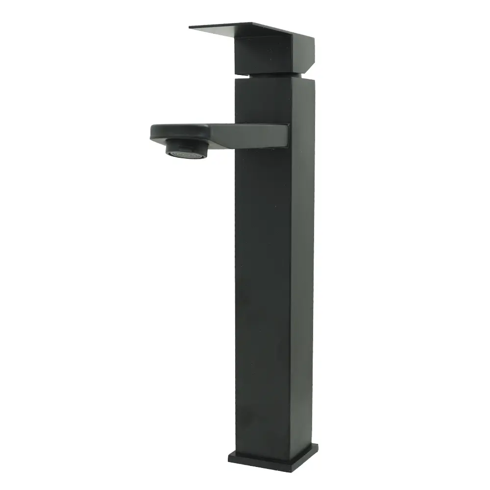Llave Lavamanos Monocontrol Acero Inoxidable Alto 30cm Uduke