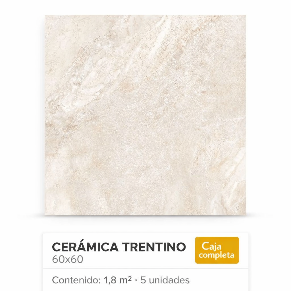 Ceramica Trentino 60x60 Grado B Italia Caja