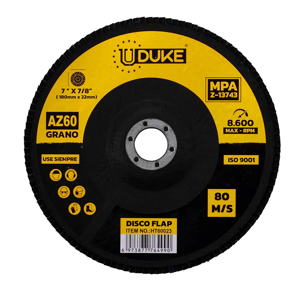 Disco Flap Uduke 7 180mm X 22mm