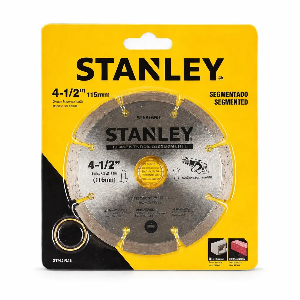 Disco Diamantado Segmentado 4.1/2"X 7/8" 115 X 22,23mm Stanley